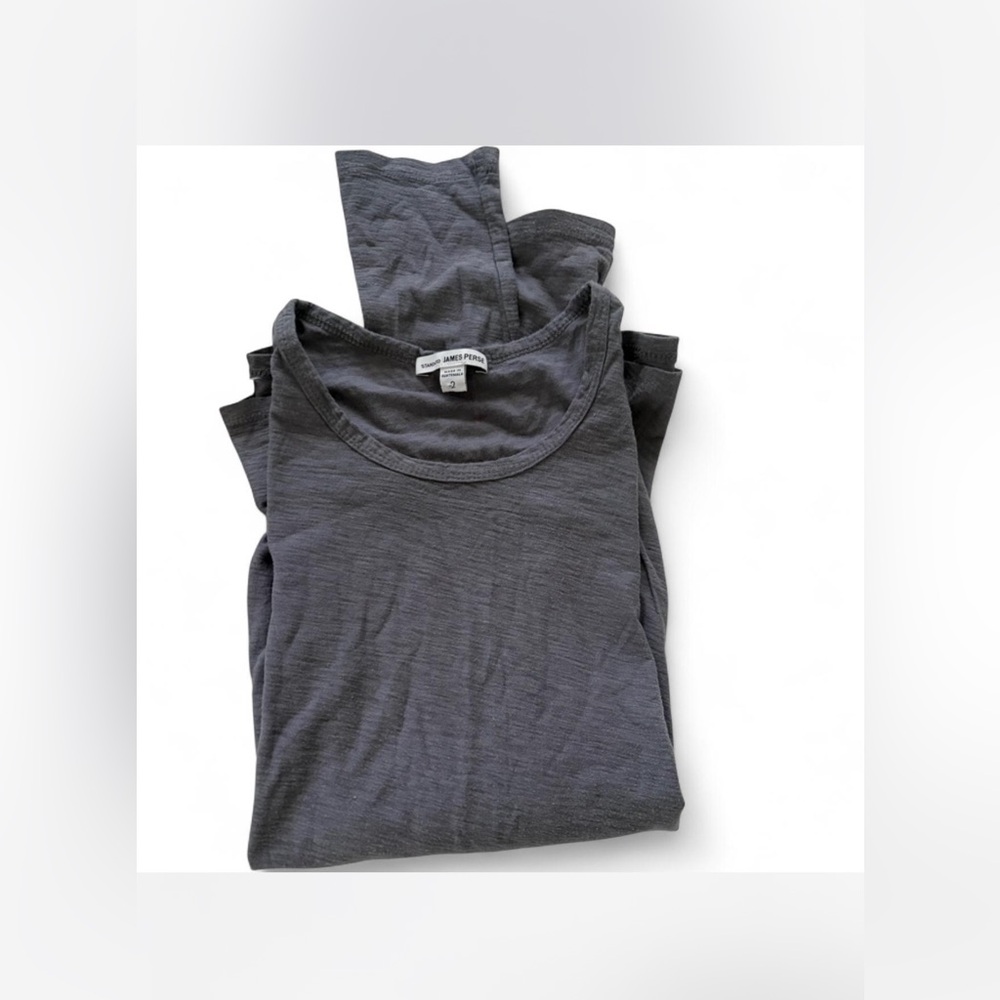James Perse Gray Long Sleeve Tee - Picture 5 of 5
